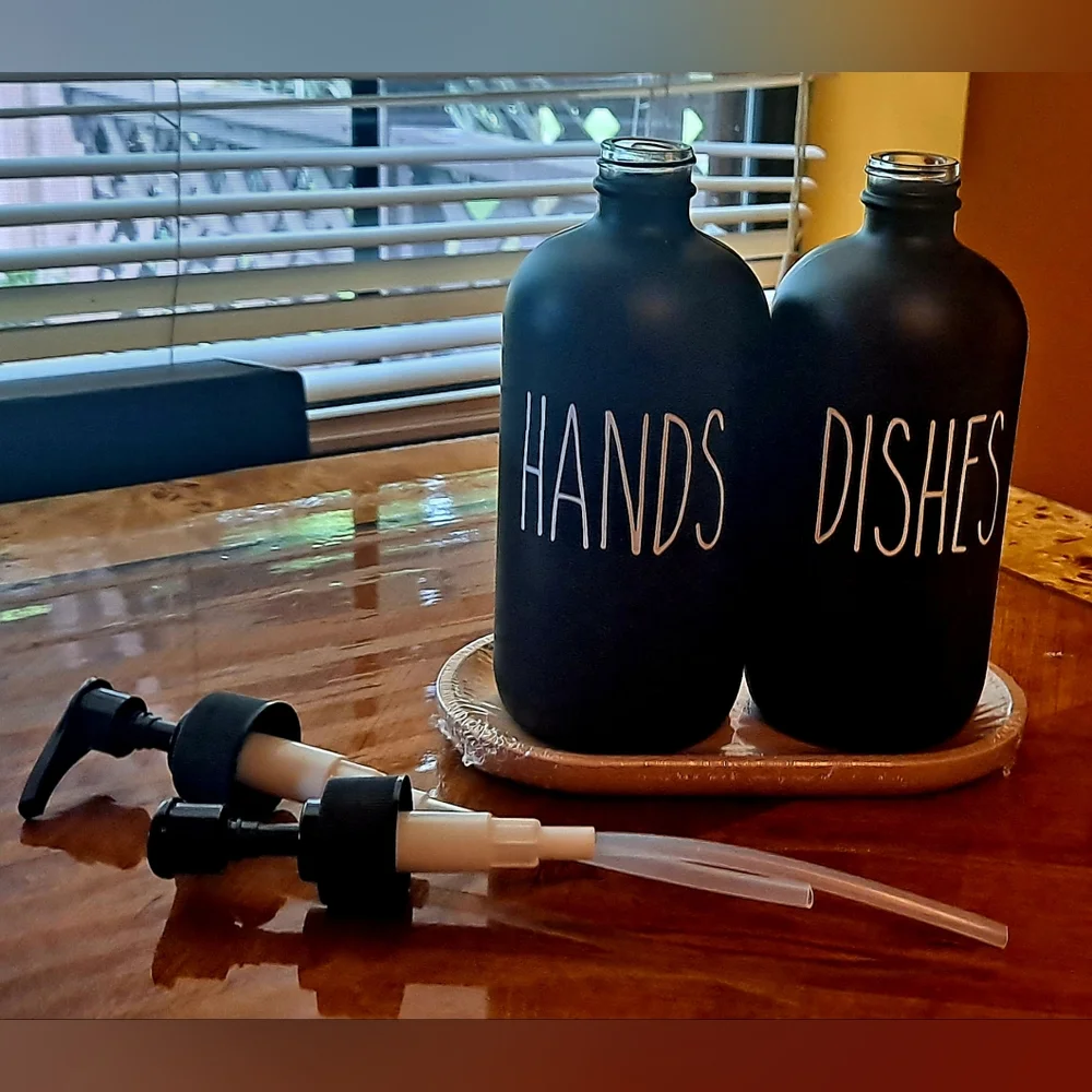 🫧Bottles Glass Dishes and Hands